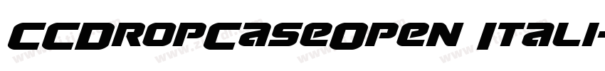 CCDropCaseOpen Itali字体转换